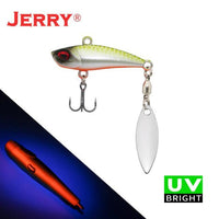 JERRY Reaper 34mm 11g Blade Vibe Lure with tail Spinner - tackleaddiction.com.au