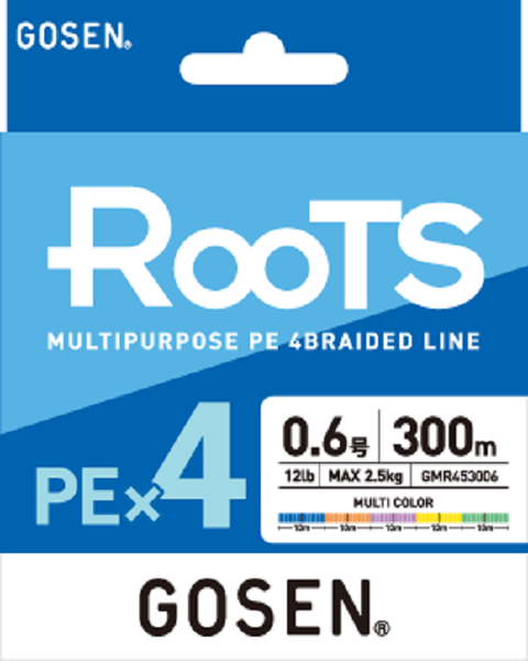 GOSEN Roots PE X4 300m Braid - tackleaddiction.com.au