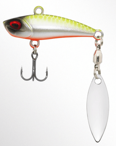 JERRY Reaper 34mm 11g Blade Vibe Lure with tail Spinner - tackleaddiction.com.au
