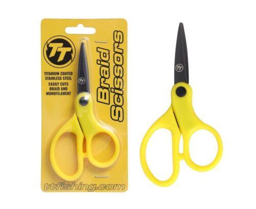 TT Braid Scissors Yellow 5.5 inch - tackleaddiction.com.au