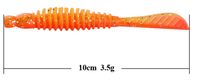 NOEBY S3115 PU Fan Tail 10cm soft bait Grub - tackleaddiction.com.au