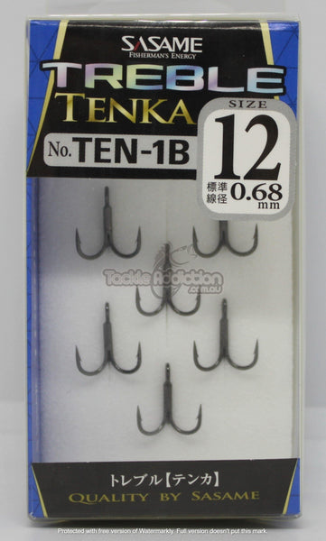 Sasame Treble Tenka Japanese Made - tackleaddiction.com.au