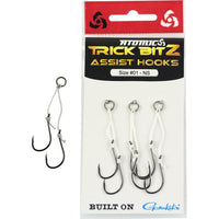 Atomic Trick Bitz Assist Stinger Hooks - tackleaddiction.com.au