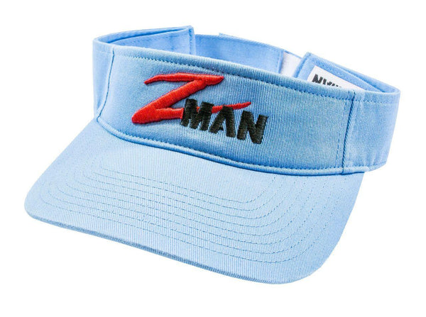 ZMAN Fishing Visor / Cap Washed Blue - tackleaddiction.com.au